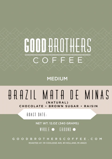 BRAZIL MATA DE MINAS PULPED NATURAL ROASTED